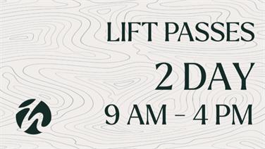 Image for: Two-Day Lift Pass (9:00 AM to 4:00 PM)